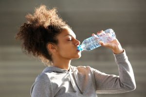 blackwoman-drinking-water